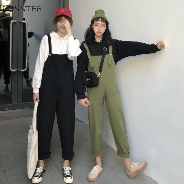 women's jumpsuits & rompers women solid army green retro ulzzang bf cargo trousers casual suspender loose jumpsuit female trendy daily, Black;white
women's jumpsuits & rompers women solid army green retro ulzzang bf cargo trousers casual suspender loose jumpsuit female trendy daily, Black;white