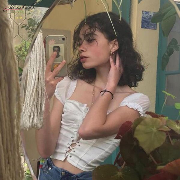 hollow out lace up ruffle women slash neck short sleeve ladies cropped ruched white summer clothes new
hollow out lace up ruffle women slash neck short sleeve ladies cropped ruched white summer clothes new