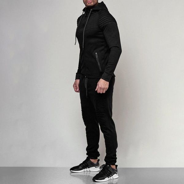 new men's outdoor sports suits running set fitness warm casual sweaters pure color cardigan jacket and trousers leisure, Black;blue
new men's outdoor sports suits running set fitness warm casual sweaters pure color cardigan jacket and trousers leisure, Black;blue