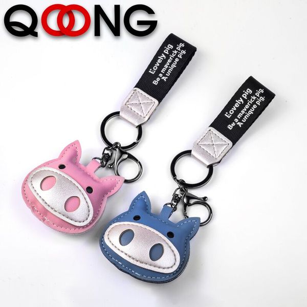 keychains qoong handmade pu leather key ring lovers' keychain car keyring cute pig chain bag charms pendant gifts for women l01, Silver
keychains qoong handmade pu leather key ring lovers' keychain car keyring cute pig chain bag charms pendant gifts for women l01, Silver