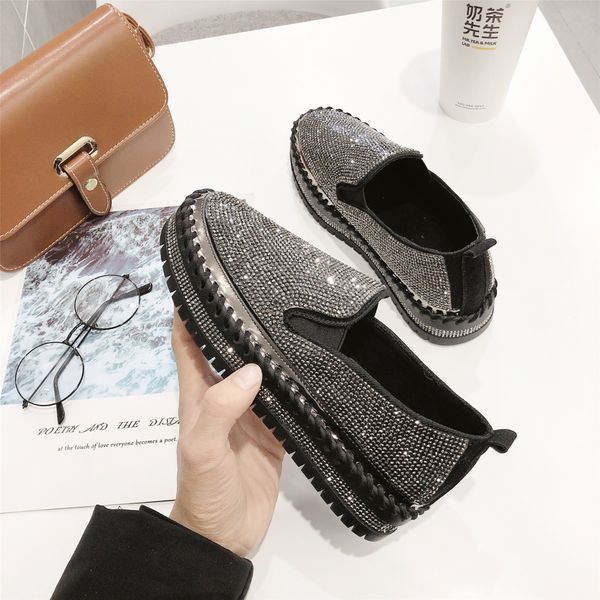 2020 brand european fashion espadrilles shoes woman leather creepers flats ladies crystal loafers g361 y200320, Black
2020 brand european fashion espadrilles shoes woman leather creepers flats ladies crystal loafers g361 y200320, Black