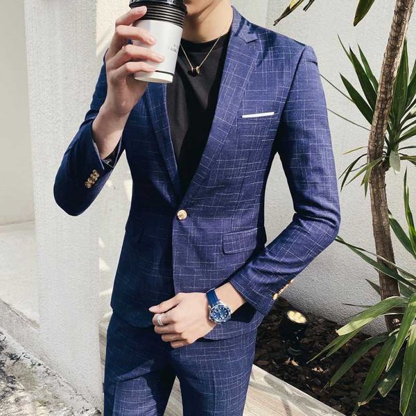 jacket+pants) male groom blazers slim fit suits for men 2 pcs set costume classic business casual formal wedding men suit party, White;black
jacket+pants) male groom blazers slim fit suits for men 2 pcs set costume classic business casual formal wedding men suit party, White;black
