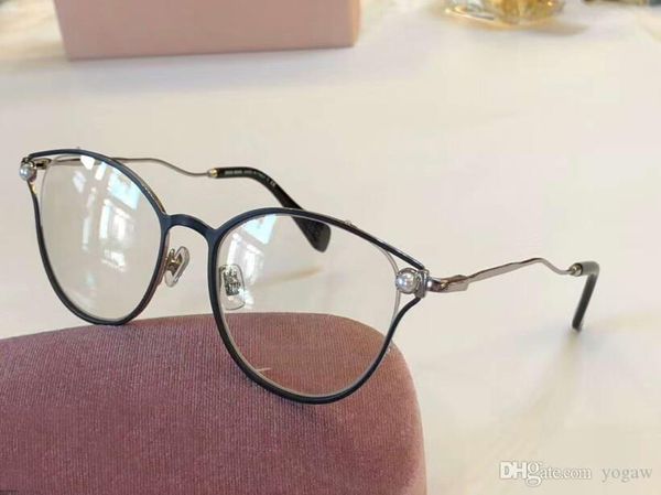 53qv eyeglasses black gold frame clear lens glasses 52mm women luxury designer sunglasses eyewear new with box, Silver
53qv eyeglasses black gold frame clear lens glasses 52mm women luxury designer sunglasses eyewear new with box, Silver