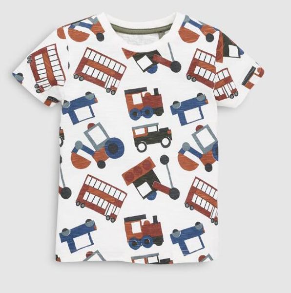 2019 new summer boys t-shirt short-sleeved summer clothing factory wholesale, Blue