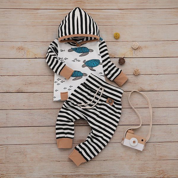 spring hooded newborn baby outfits infant baby girl boy fashion print t shirt cartoon stripe pants clothes set, White
spring hooded newborn baby outfits infant baby girl boy fashion print t shirt cartoon stripe pants clothes set, White