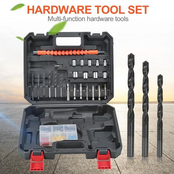 25pcs household toolbox set drill driver multi-function abs case durable practical countersink bits sleeve wrench tool kit
25pcs household toolbox set drill driver multi-function abs case durable practical countersink bits sleeve wrench tool kit