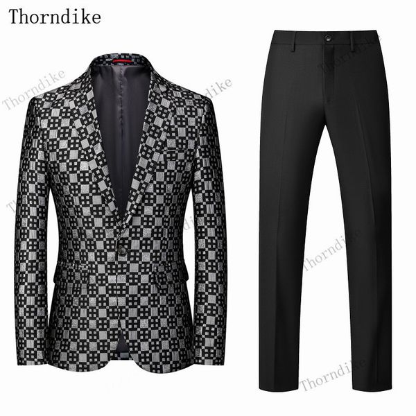 thorndike handsome floral suits holiday casual set long sleeve clothes men pants vintage printed dinner party suit new fashion, White;black
thorndike handsome floral suits holiday casual set long sleeve clothes men pants vintage printed dinner party suit new fashion, White;black
