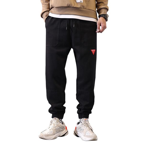 2019 autumn and winter new men's popular casual pants beamed overalls korean popular hip-hop wind dance men's loose solid color, Black
2019 autumn and winter new men's popular casual pants beamed overalls korean popular hip-hop wind dance men's loose solid color, Black