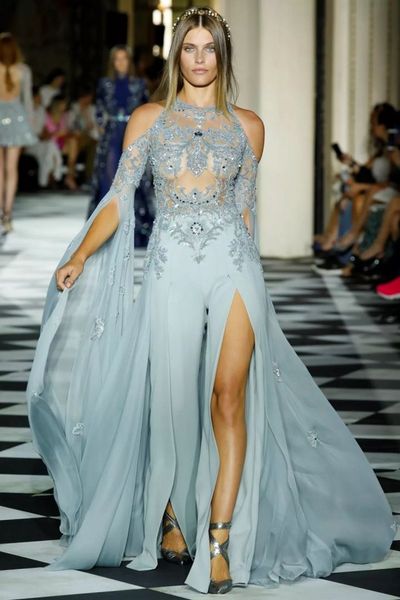 zuhair murad prom party dress crew peplum ruffles tulle formal jumpsuit evening gowns zipper back pageant prom dress long sleeveless, Black
zuhair murad prom party dress crew peplum ruffles tulle formal jumpsuit evening gowns zipper back pageant prom dress long sleeveless, Black