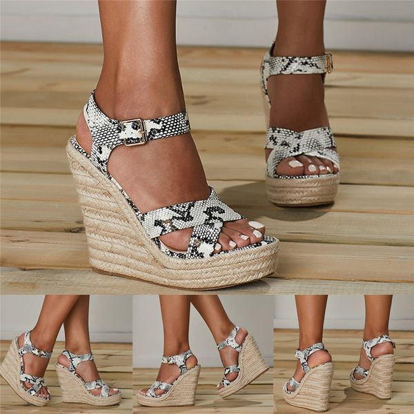 women sandals flat open toe wedges snake print ladies sandals comfortable roman chaussure femme dropshipping, Black
women sandals flat open toe wedges snake print ladies sandals comfortable roman chaussure femme dropshipping, Black