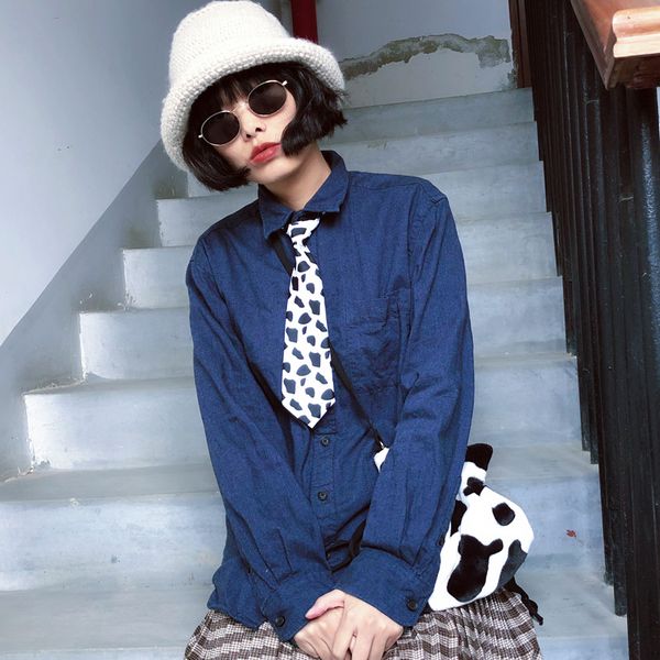 buy two get one mimi fun little tie womens original decorative-personality retro japanese-style with short lazy, Blue;purple
buy two get one mimi fun little tie womens original decorative-personality retro japanese-style with short lazy, Blue;purple