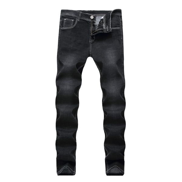 new elastic jeans men straight jeans fashion elastic pant male slim denim trouser, Blue
new elastic jeans men straight jeans fashion elastic pant male slim denim trouser, Blue