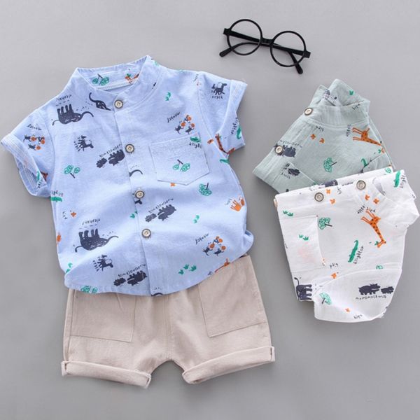 summer children baby boys short sleeve cartoon pattern blouse+shorts casual kids boy outfits set 3, White
summer children baby boys short sleeve cartoon pattern blouse+shorts casual kids boy outfits set 3, White