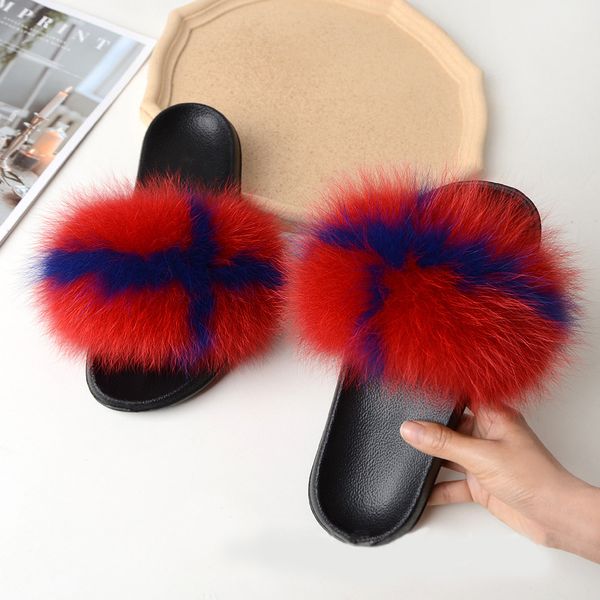 women plush slippers fur home shoes fox raccoon fur slippers women fur slides eva flat cute fluffy sandals ladies shoes, Black
women plush slippers fur home shoes fox raccoon fur slippers women fur slides eva flat cute fluffy sandals ladies shoes, Black