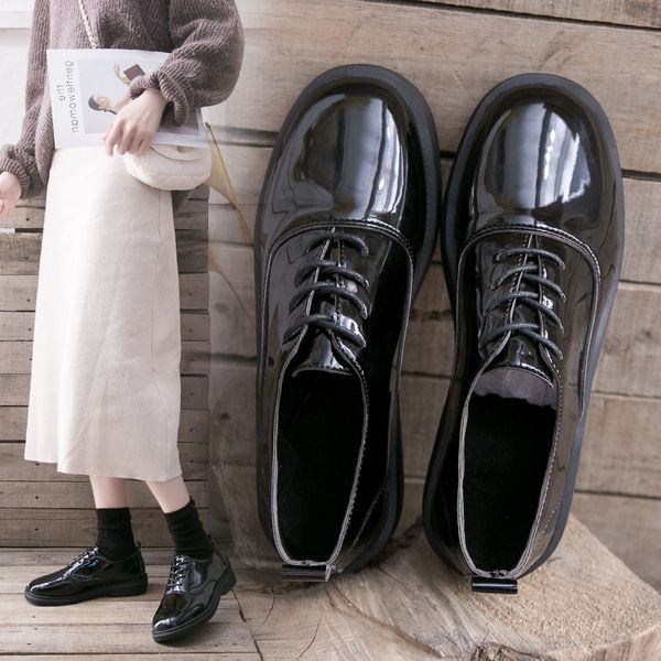 oxfords flats woman loafers shoes oxford femme new patent maleather shoes woman casual women's flats female shoe dropshipping, Black
oxfords flats woman loafers shoes oxford femme new patent maleather shoes woman casual women's flats female shoe dropshipping, Black