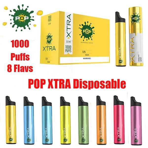 Новые POP Xtra Одноразовые устройства Предварительно заполненные 3,5 мл Big Volume Pod 1000 затяжек Одноразовая Vape Pen VS СЛОЙКА Xtra
Новые POP Xtra Одноразовые устройства Предварительно заполненные 3,5 мл Big Volume Pod 1000 затяжек Одноразовая Vape Pen VS СЛОЙКА Xtra