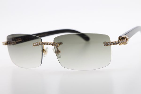 high end brand glasses new 3524012 diamond rimless black buffalo horn sunglasses exquisite men stone glasses hot, White;black
high end brand glasses new 3524012 diamond rimless black buffalo horn sunglasses exquisite men stone glasses hot, White;black