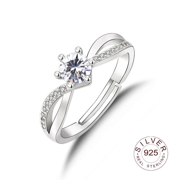 e 925 sterling silver heart clear cz simple finger rings for women engagement wedding statement jewelry, Golden;silver
e 925 sterling silver heart clear cz simple finger rings for women engagement wedding statement jewelry, Golden;silver