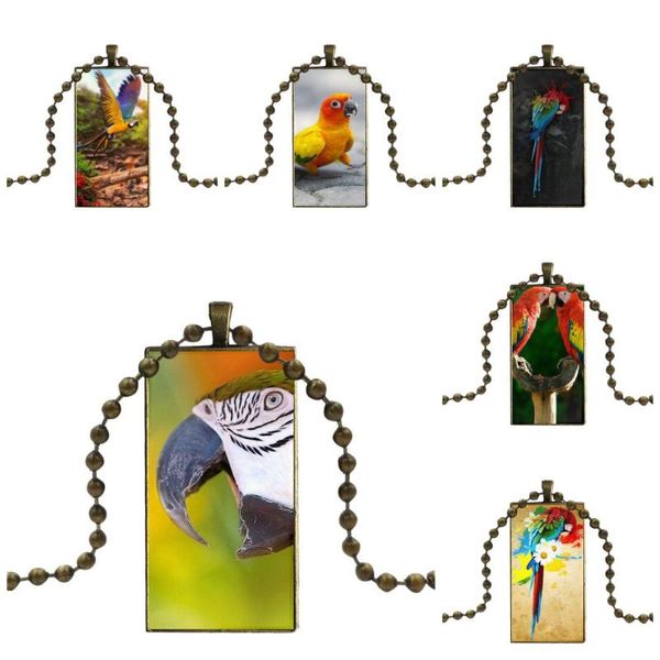 ej glaze for christmas gift glass pendant necklace handmade half pendant rectangle necklace parrot, Silver
ej glaze for christmas gift glass pendant necklace handmade half pendant rectangle necklace parrot, Silver