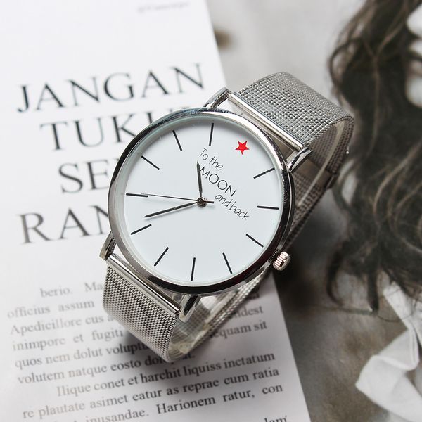 duobla fashion watches womens men classic quartz stainless steel wrist watch letter pentagram pattern bracelet watches 2019 30q, Slivery;brown
duobla fashion watches womens men classic quartz stainless steel wrist watch letter pentagram pattern bracelet watches 2019 30q, Slivery;brown