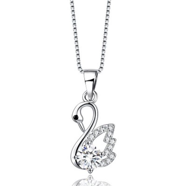 new 925 silver swan necklace pendant crystal elegant temperament xiaoxiangfeng set zircon girls fashion jewelry necklace pendant women, Slivery;crystal
new 925 silver swan necklace pendant crystal elegant temperament xiaoxiangfeng set zircon girls fashion jewelry necklace pendant women, Slivery;crystal