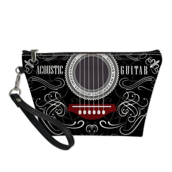 trousse maquillage femme leather makeup bag diy custom black acoustic guitar print portable cosmetic cases travel accessories
trousse maquillage femme leather makeup bag diy custom black acoustic guitar print portable cosmetic cases travel accessories