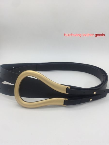 ma tida u-shaped solid buckle fashionable double women's wide matida type solid buckle belt thin waist belt, Black;brown
ma tida u-shaped solid buckle fashionable double women's wide matida type solid buckle belt thin waist belt, Black;brown
