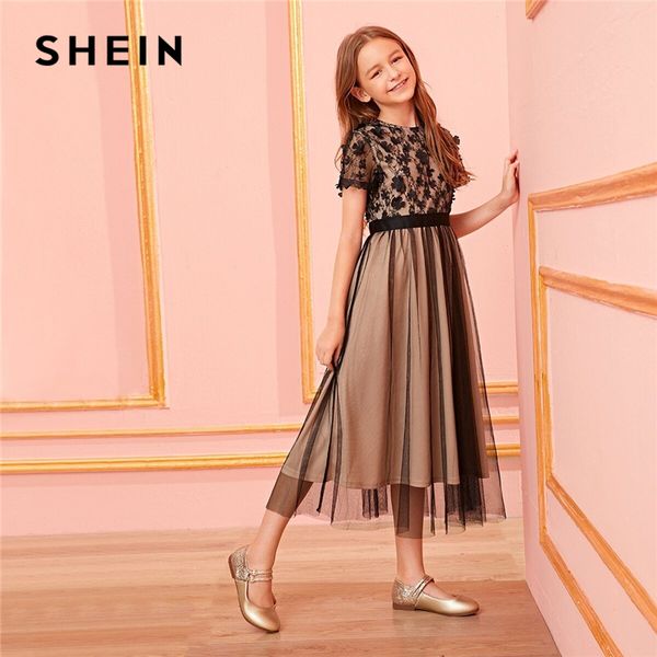 shein kiddie appliques mesh sheer overlay party dress kids 2019 autumn short sleeve contrast lace flared long dresses for child, Red;yellow
shein kiddie appliques mesh sheer overlay party dress kids 2019 autumn short sleeve contrast lace flared long dresses for child, Red;yellow