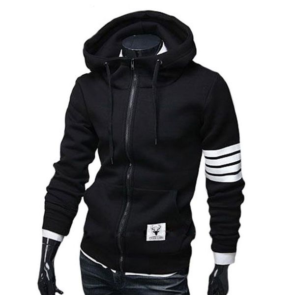 new fashion men hoodies brand leisure hoodie sweatshirts men casual zipper hooded jackets male hoody moletom fit, Black
new fashion men hoodies brand leisure hoodie sweatshirts men casual zipper hooded jackets male hoody moletom fit, Black