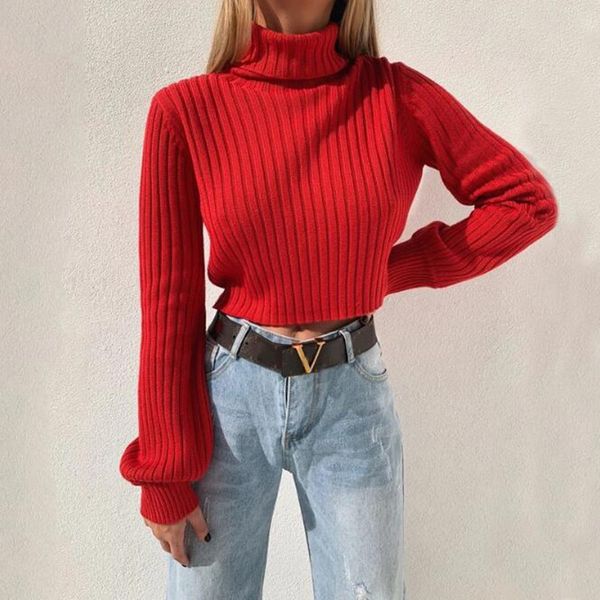 turtleneck red crop sweater women's vertical striped sweaters autumn fashion female knitted pullovers lantern sleeve jumper, White;black
turtleneck red crop sweater women's vertical striped sweaters autumn fashion female knitted pullovers lantern sleeve jumper, White;black