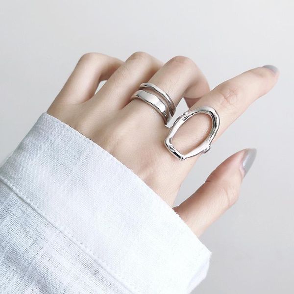 s925 sterling silver forefinger rings for women trendy simple exaggerated personality ring opening ring ladies korean jewelry, Golden;silver
s925 sterling silver forefinger rings for women trendy simple exaggerated personality ring opening ring ladies korean jewelry, Golden;silver