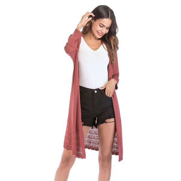 spring autumn thin lightweight bat wing sleeves open front 3/4 sleeves openwork crochet stitch knitting x-long cardigan sweater coat, White;black
spring autumn thin lightweight bat wing sleeves open front 3/4 sleeves openwork crochet stitch knitting x-long cardigan sweater coat, White;black