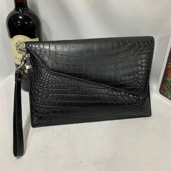 authentic crocodile belly skin magnetic snap closure men's ultrathin clutch bag genuine alligator leather male wristlets purse
authentic crocodile belly skin magnetic snap closure men's ultrathin clutch bag genuine alligator leather male wristlets purse