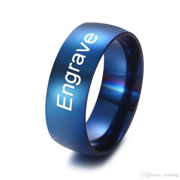 costume ring in blue for men stainless steel wedding band laser engraved male jewelry 8mm anel sl-036, Silver
costume ring in blue for men stainless steel wedding band laser engraved male jewelry 8mm anel sl-036, Silver