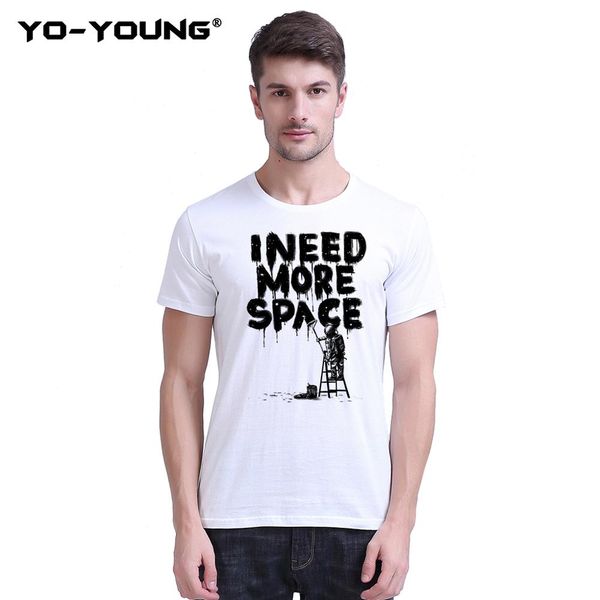 yo-young men t-shirts funny letter i need more space digital print 100% 180g combed cotton casual summer tee homme, White;black
yo-young men t-shirts funny letter i need more space digital print 100% 180g combed cotton casual summer tee homme, White;black