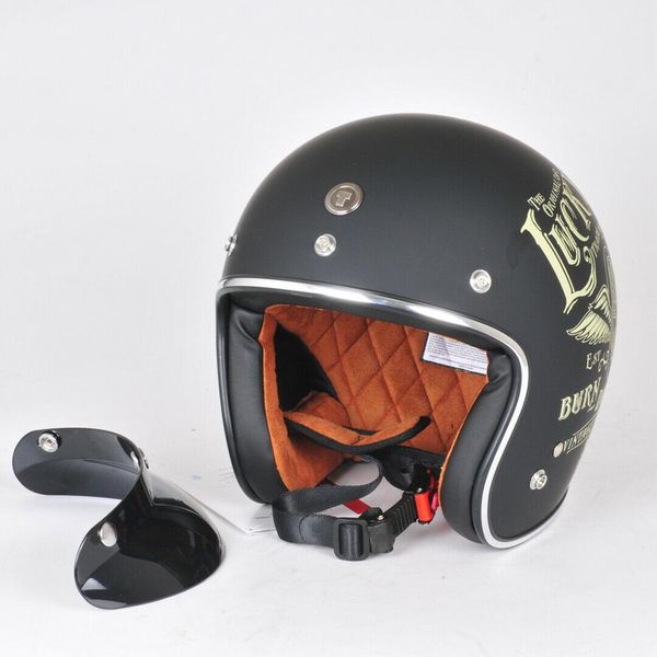 motorcycle 3/4 open face vintage helmet street cafe racer for halley moto casco summer dot matte black
motorcycle 3/4 open face vintage helmet street cafe racer for halley moto casco summer dot matte black