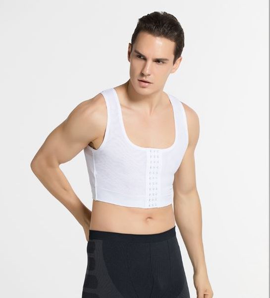 men chest shaper vest gynecomastia chest lift male vest bra men posture corrector back support compression shirt corset, Black;brown
men chest shaper vest gynecomastia chest lift male vest bra men posture corrector back support compression shirt corset, Black;brown