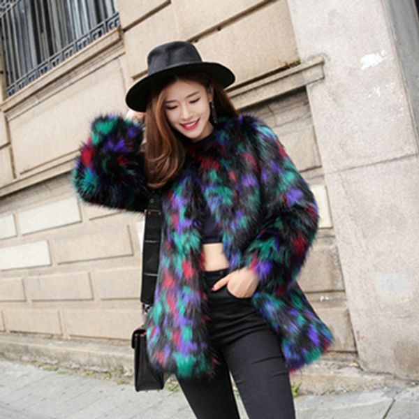 fur coat fashion fur full o-neck slim 2018 new korean fashion color imitation girls long winter jacket coat, Black
fur coat fashion fur full o-neck slim 2018 new korean fashion color imitation girls long winter jacket coat, Black