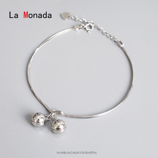 other bracelets la monada for women silver 925 sterling on hand bell fine snake chain jewelry bracelet woman, Golden;silver
other bracelets la monada for women silver 925 sterling on hand bell fine snake chain jewelry bracelet woman, Golden;silver