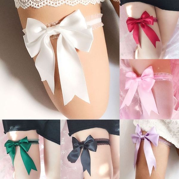 1pc women bridal solid color lace elastic thigh rings big ribbon bowknot wedding dress leg suspenders belts & accessories garter cosplay und, Black;white
1pc women bridal solid color lace elastic thigh rings big ribbon bowknot wedding dress leg suspenders belts & accessories garter cosplay und, Black;white
