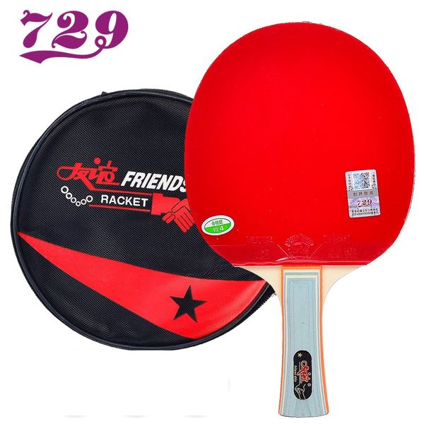 

729 friendship 1-star one star table tennis racket for pingpong with case fl cs