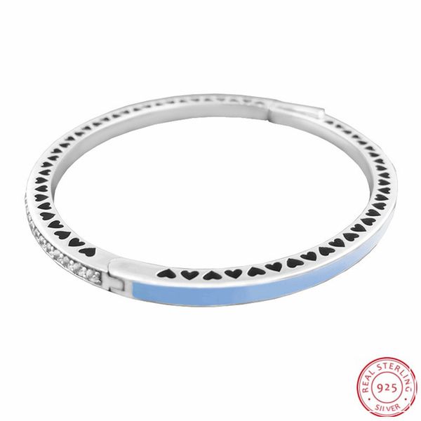 2017 spring collection air blue enamel & clear cz radiant hearts bangles bracelets for women silver 925 jewelry flb036, Golden;silver
2017 spring collection air blue enamel & clear cz radiant hearts bangles bracelets for women silver 925 jewelry flb036, Golden;silver