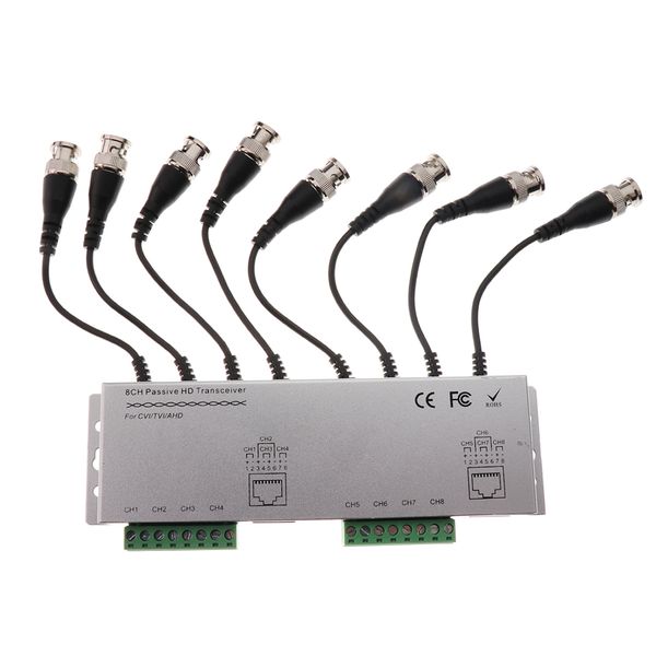 8ch пассивного видео балуной transceive bnc видео балун для utp rj45 коаксиального кабеля
8ch пассивного видео балуной transceive bnc видео балун для utp rj45 коаксиального кабеля