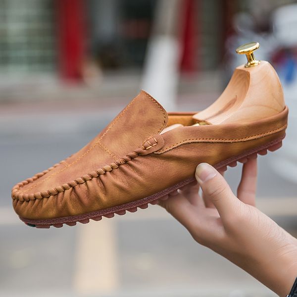 half shoes for men moccasins handmade loafers fashion brown men flats shoes leather slip on driving summer loafer slippers, Black
half shoes for men moccasins handmade loafers fashion brown men flats shoes leather slip on driving summer loafer slippers, Black