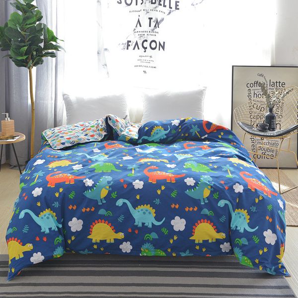 cartoon color dinosaurs pattern single duvet cover king queen full twin size 100%cotton comforter kid/bedding home textile
cartoon color dinosaurs pattern single duvet cover king queen full twin size 100%cotton comforter kid/bedding home textile