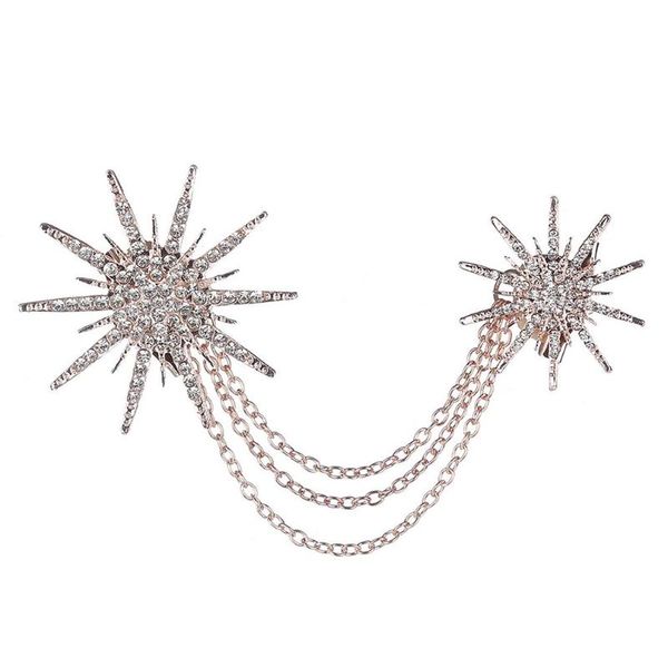 fashion women brooch charm snowflake tassel style chain brooches lady dress silk scarf decoration ornament gift, Gray
fashion women brooch charm snowflake tassel style chain brooches lady dress silk scarf decoration ornament gift, Gray
