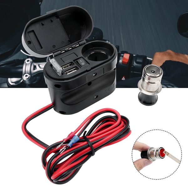car motorcycle supplies waterproof cigarette lighter charger usb multi-function mobile phone charging cigarette lighter
car motorcycle supplies waterproof cigarette lighter charger usb multi-function mobile phone charging cigarette lighter