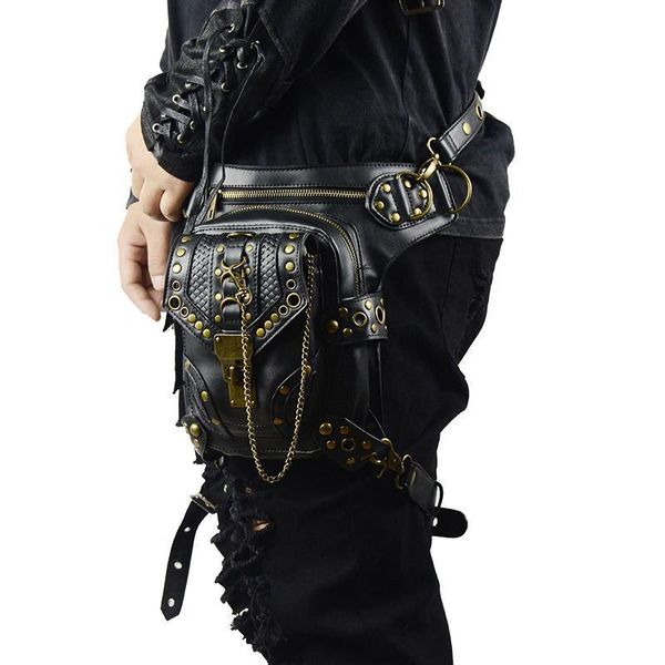 steampunk waist pack bag retro rock gothic fanny bag pack shoulder vintage men women leather leg 2017 exclusive lauched
steampunk waist pack bag retro rock gothic fanny bag pack shoulder vintage men women leather leg 2017 exclusive lauched