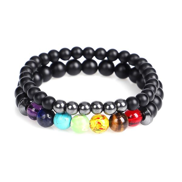 men women 8mm lava rock 7 chakra aromatherapy essential oil diffuser bracelet elastic natural stone yoga beads bracelet bangle, Black
men women 8mm lava rock 7 chakra aromatherapy essential oil diffuser bracelet elastic natural stone yoga beads bracelet bangle, Black