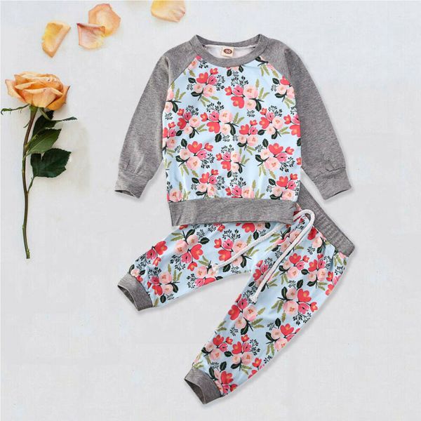 new newborn baby girl boy long sleeve o neck pullover floral pants casual autumn outfits sets retro clothes tracksuit, Pink;blue
new newborn baby girl boy long sleeve o neck pullover floral pants casual autumn outfits sets retro clothes tracksuit, Pink;blue